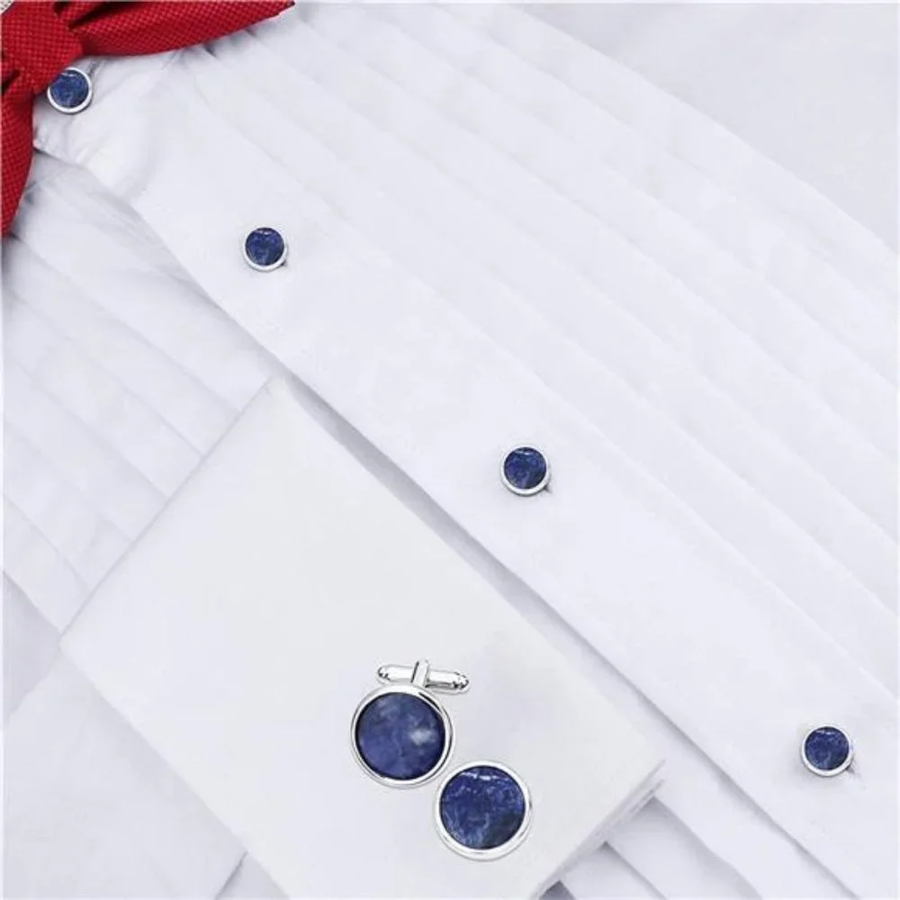Mother-of-Pearl Tuxedo Shirt Button and Cufflink Set
